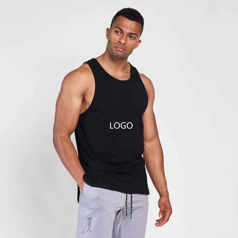

Mens Performance Cotton Tank Top Shirt Mens Gym Mens Gym Tank Tops Workout Muscle Tee Training Bodybuilding Fitness T Shirts