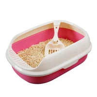 

Factory Price Top Quality Durable Eco-friendly Cheap Plastic Cat Litter Tray Toilet Cat Litter Box Cat Sand Box