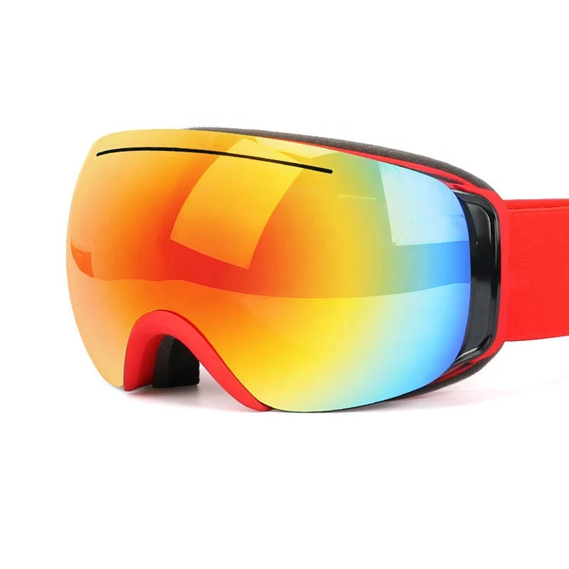 

Hot Design Men Women with Spherical Detachable Lens Ski Snowboard Goggle UV Protection Anti-Fog Snow Goggles
