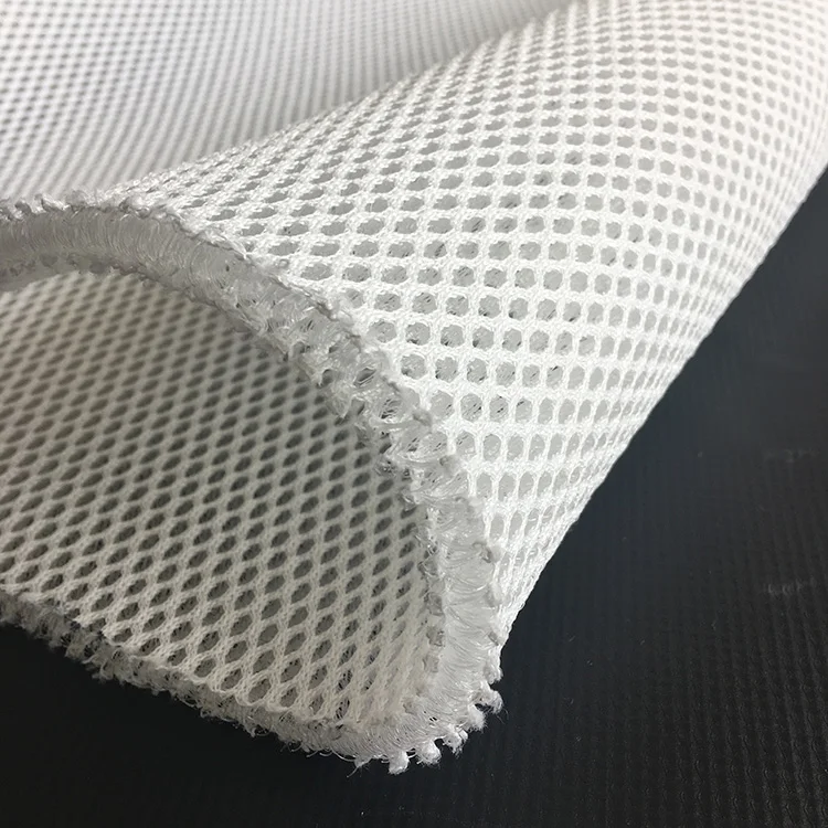 Oem Small Hexagon 8mm 3d Polyester Air Mesh Fabric Warp Knit Fabric For ...