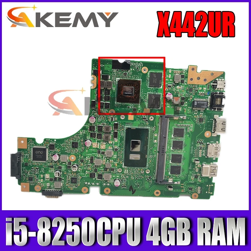 

X442UR i5-8250CPU 4GB RAM motherboard For ASUS X442UR X442U X442UQ Laptop mainboard Tested free shipping