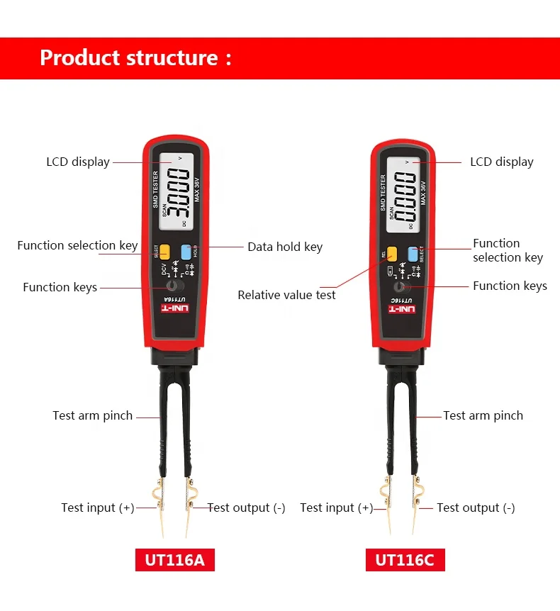 Uni t ut116c smd тестер обзор