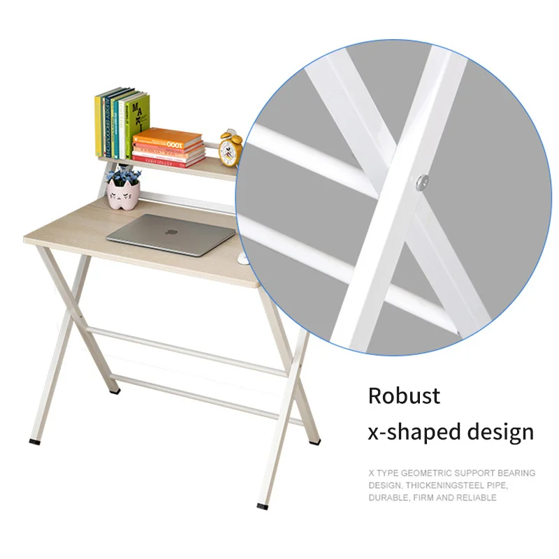 
Modern simple folding computer desk free installation home desk desktop computer table 