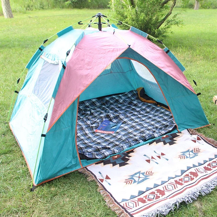 

Good Quality Cabin Foldable Tentes Upstairs Outdoor Camp Tents 4-6 Person Waterproof Tent Camping