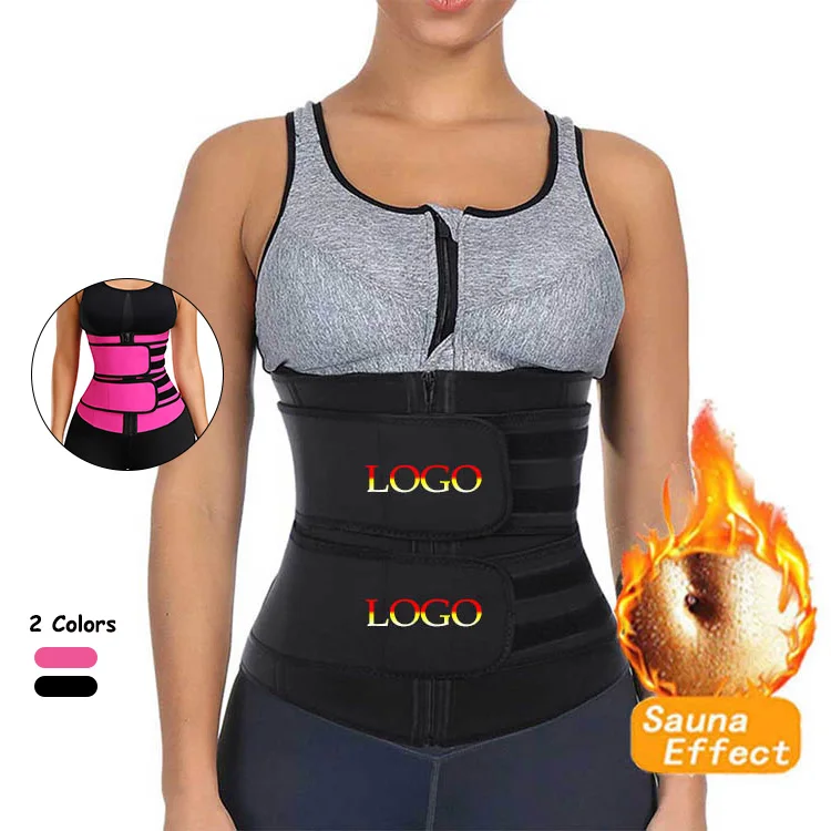 

Neoprene Waist Trainer Girdles Sweat Sauna Body Shapers Slimming Waist Shaper Double Modeling Faja Fitness Waist Belt