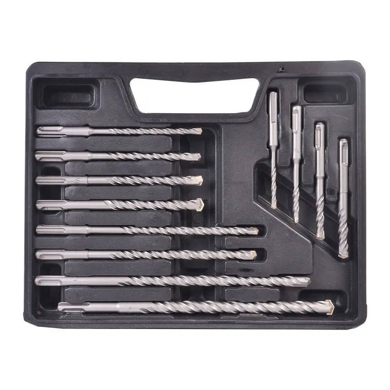 

Local stock in America! Winmax hand tool 17 pcs set electric SDS plus hammer drill bit with chisels for concrete marble drilling