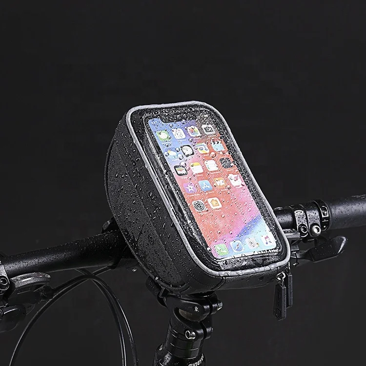 

Chinese Style New Design Bicycle Handlebar Bag Phone Waterproof Cycling Phone Bag