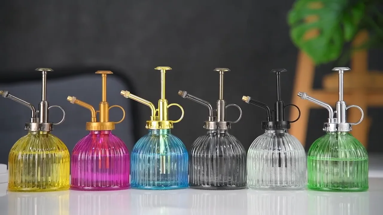 250ml Vintage Style Decorative Glass Water Spray Bottle With Pump Buy
