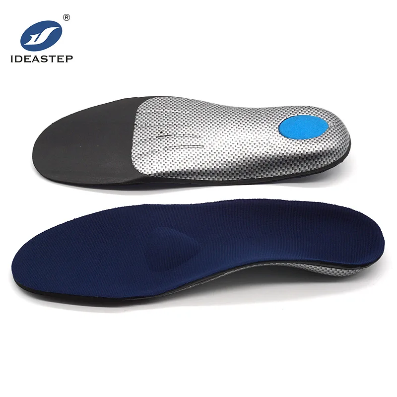 

Ideastep medical foam padding orthotic pressure-relieving heel alignment protectors foot arch support elderly insole, Blue + silver + black