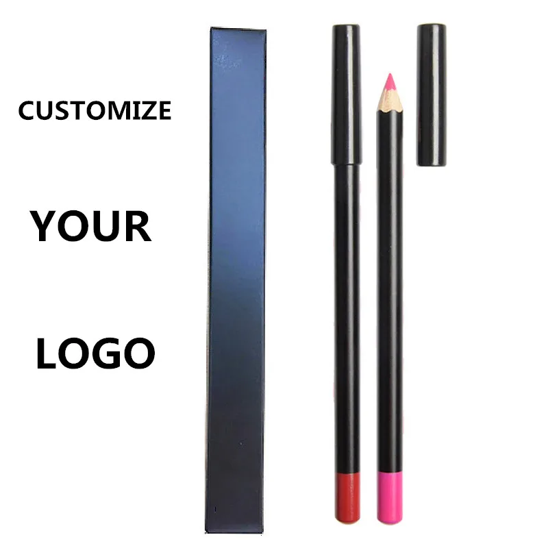 

Private Label Cruelty Free Waterproof Matte Case Permanent Lip Liner Pencil With Liner Lipstick Private Label Lip Liner