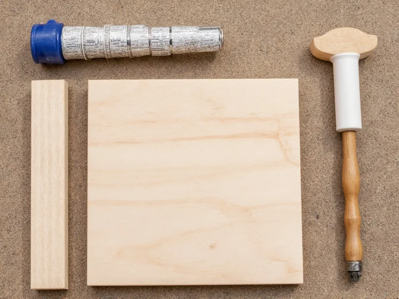 DIY board and batten tools and materials laid out