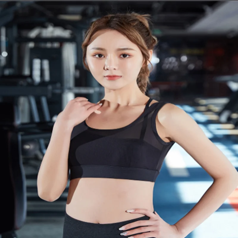 

Together the new styling sports bra shockproof running sexy beauty fitness yoga gauze back bra