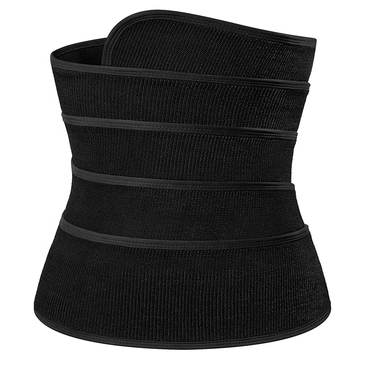 

3021 Weight Loss Sports Slimming Sauna Girdle Shaper Sweat Belt Waist Trimmer Waist Trainer Belt for Women, Black