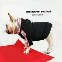 

Pet fashion hooded sweater with letter clothes dog autumn and winter clothes