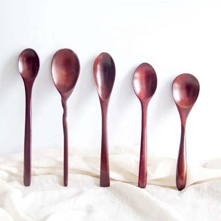 

Eco-friendly customized logo mixing paint long handle wood coffee stirring spoon