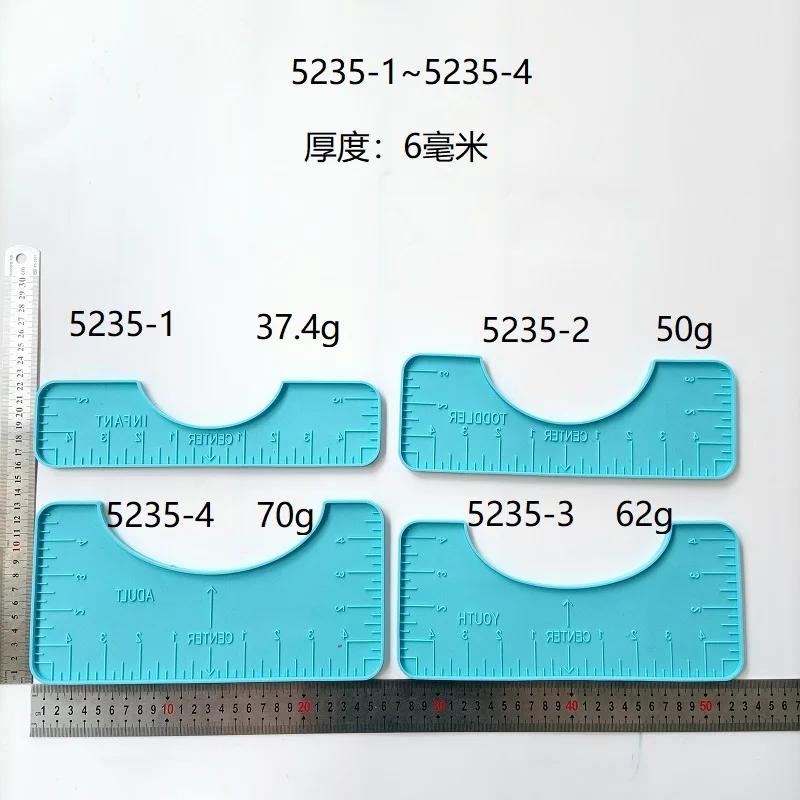 

5235 The 4 styles ruler Mold Resins Silicone Moulds
