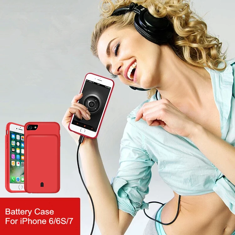 External Battery Charger Case For iPhone 7 8 Portable Backup Power Banks Cover For iPhone 6 6S Powerbank Recharge Battery Coque - ANKUX.COM