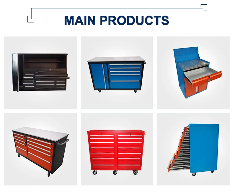 Hot Sale China Factory Direct Roller Tool Cabinet Garage with Mobile Work Bench supplier