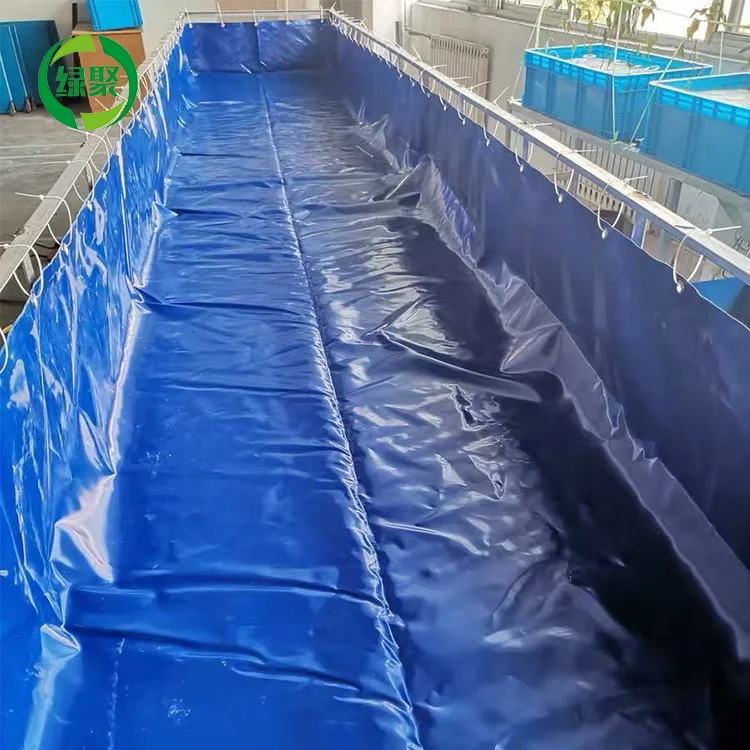 

10000 Liter PVC Tarpaulin Pond Liner For Shrimp Farm Biofloc Shrimp Tank, Blue /custom