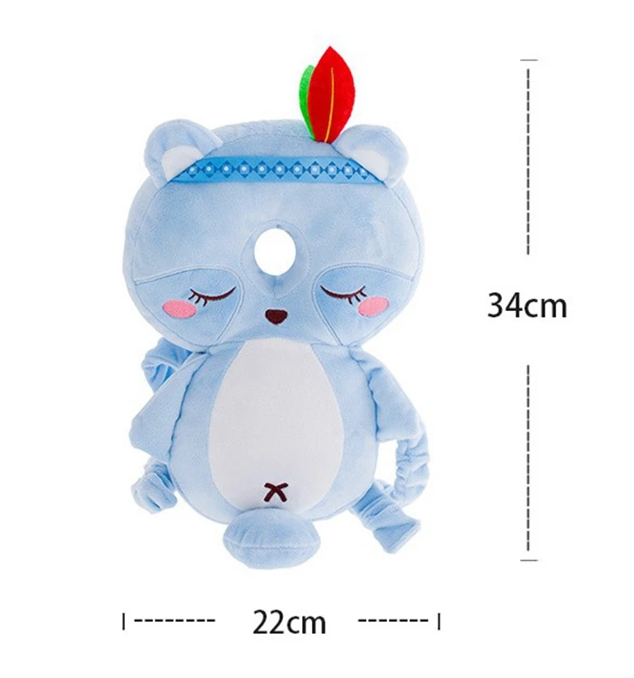 

New Design Safety Baby Care Products animal fleece Baby walking assistant baby head