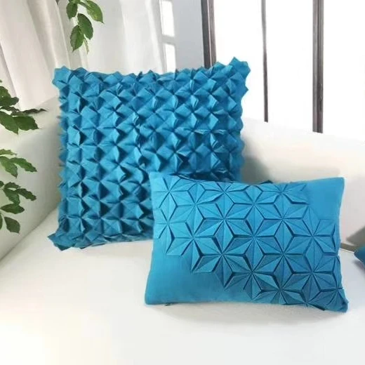 

Luxury handmade three-dimensional spelling a flower home decoration cushion cover