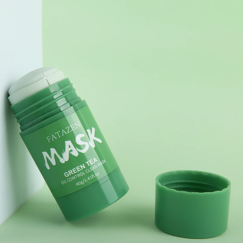 

Custom Face Clay Mask Stick Facial Green Tea Purifying Stick Mask Facial Clay Mud Solid Green Tea Mud Mask Stick