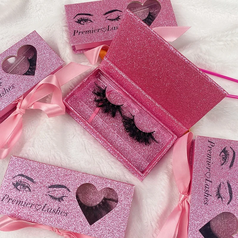 

Wholesale custom logo bling eyelash cases faux mink eyelashes 25mm 3D private logo strip mink eye lash vendor