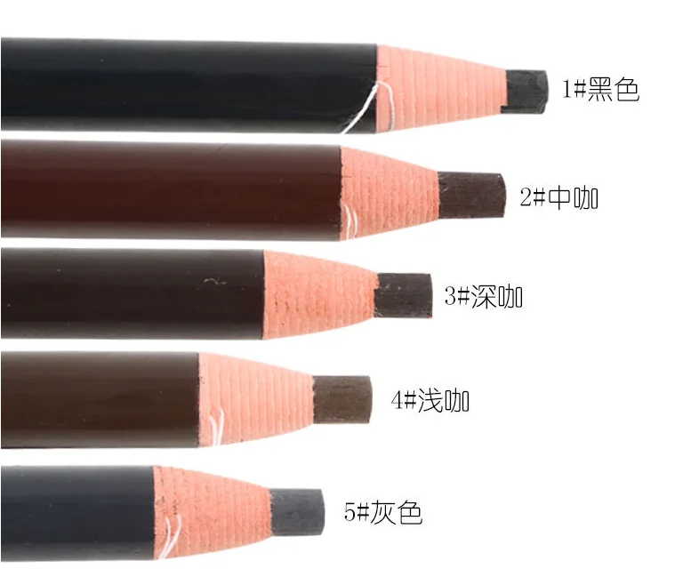 

Multicolor Waterproof 1818 Eyebrow pencil peel off Japan makeup pen, Pink, yellow, blue, purple, green, white, black