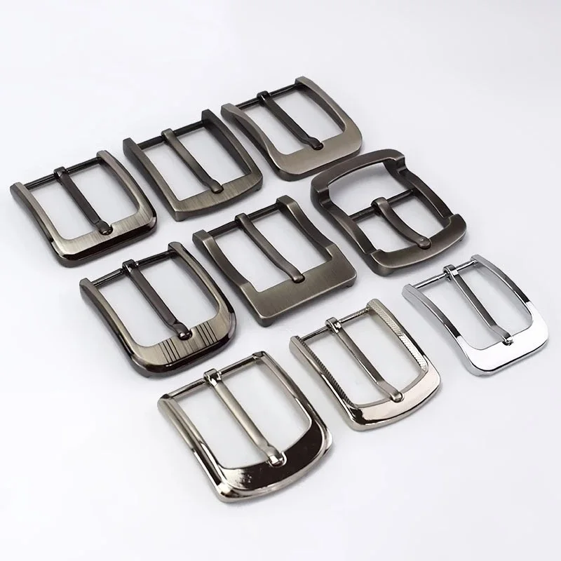 

Meetee 35/40mm Men's Women's Belt Head Leather Craft Accessories Alloy Pin Belt Buckle