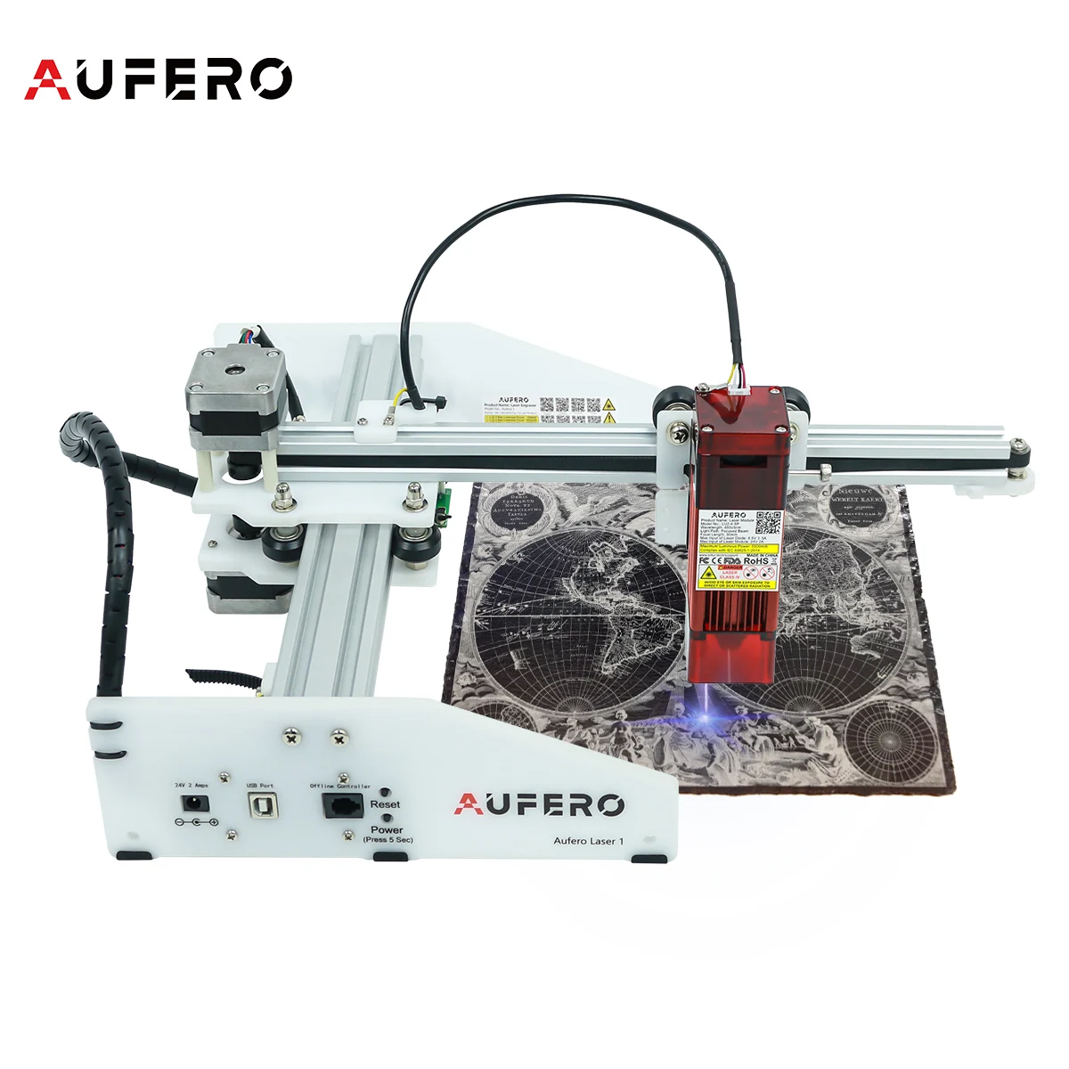 

Automatic CNC Engraver Module Cutter Wood Control DIY YRR Laser Engraving Machine