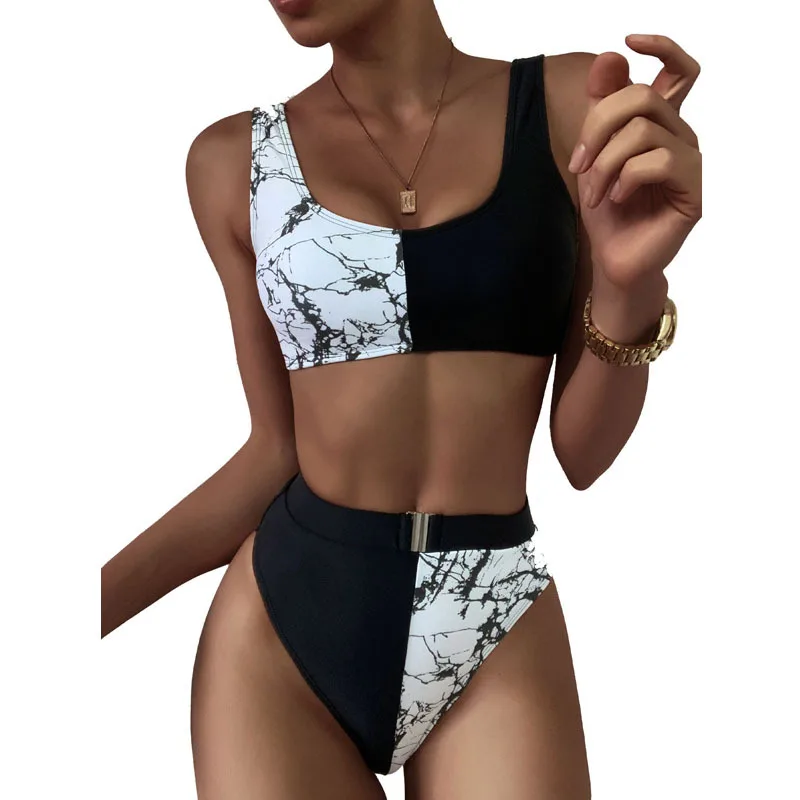 

Women High Spandex Two Piece Bikini Designers Bathing Suits For Women, As photo shown