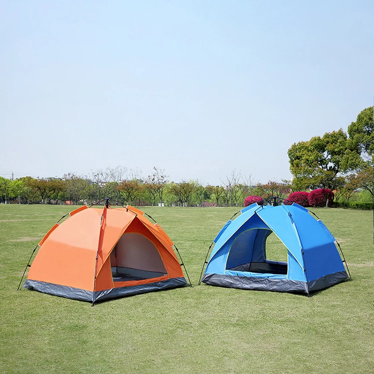 

Zhoya Hot Selling Hiking Outside Waterproof Portable Camping Tent For Outdoors, Blue/orange/dark green