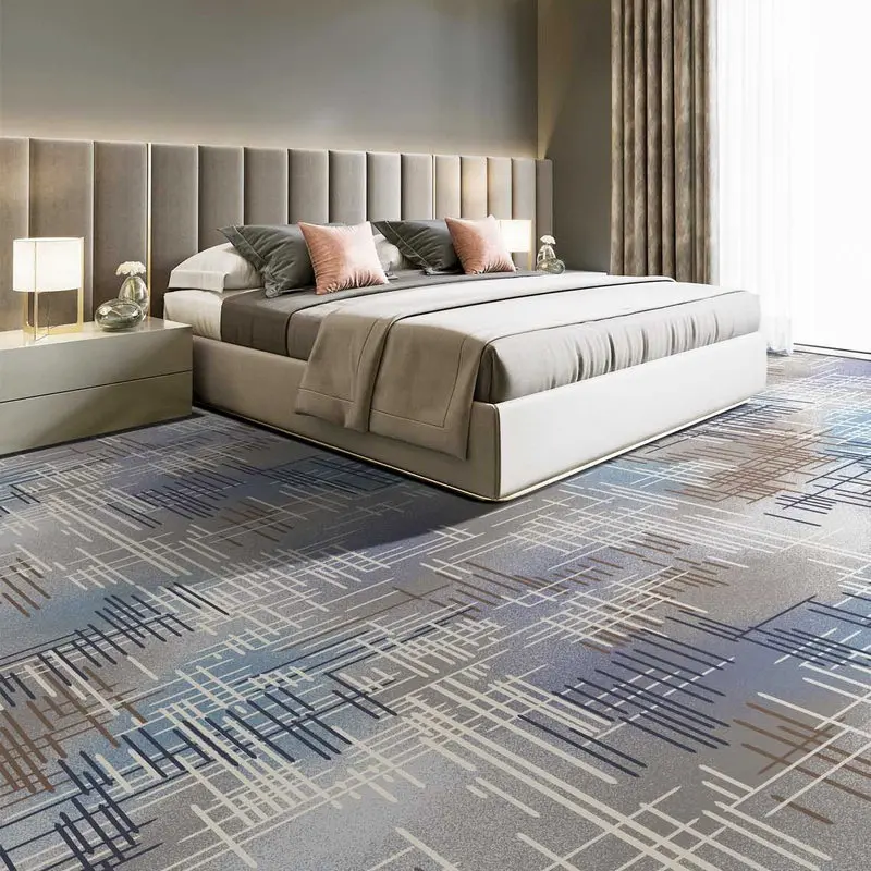 

Wilton nylon loop pile hallway carpet wall to wall rug acrylic polypropylene Thick hotel area rug out door rug