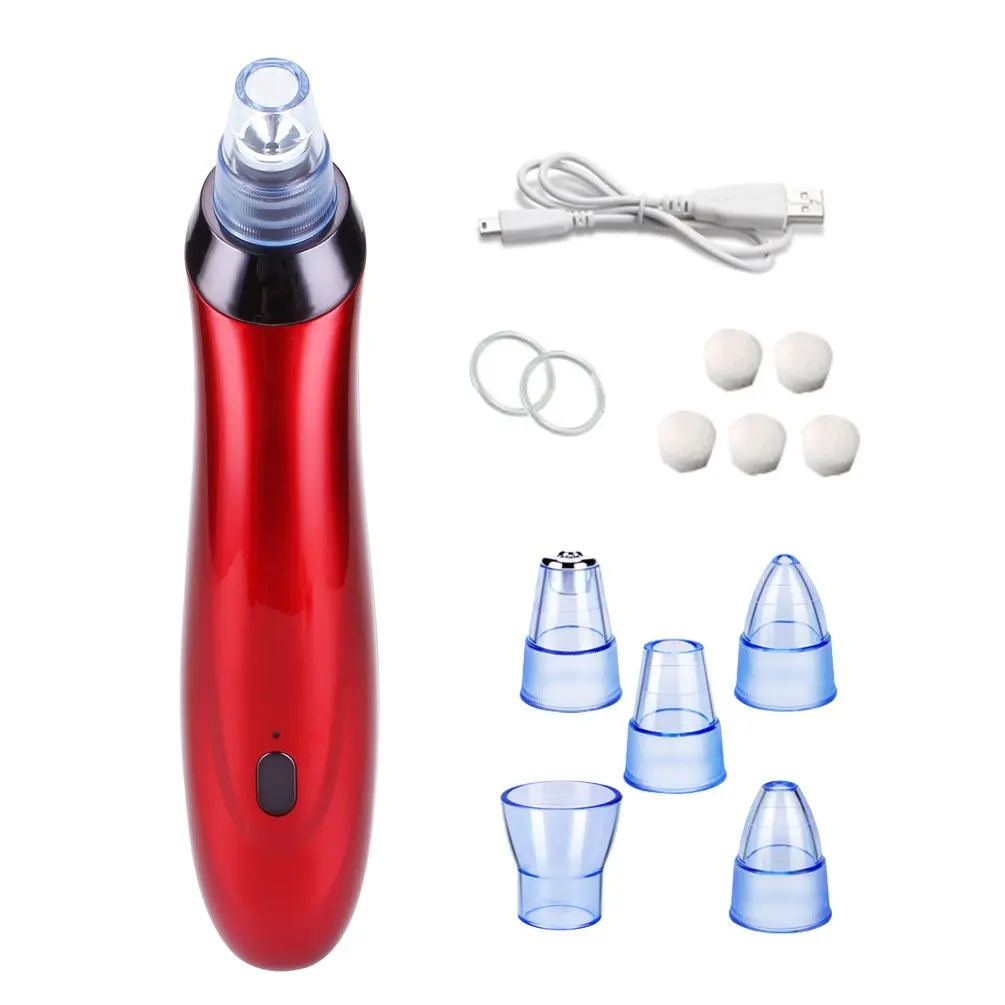 

2021 best Blackhead Remover Vacuum Facial Pore Cleanser Electric Acne Comedone Extractor Kit