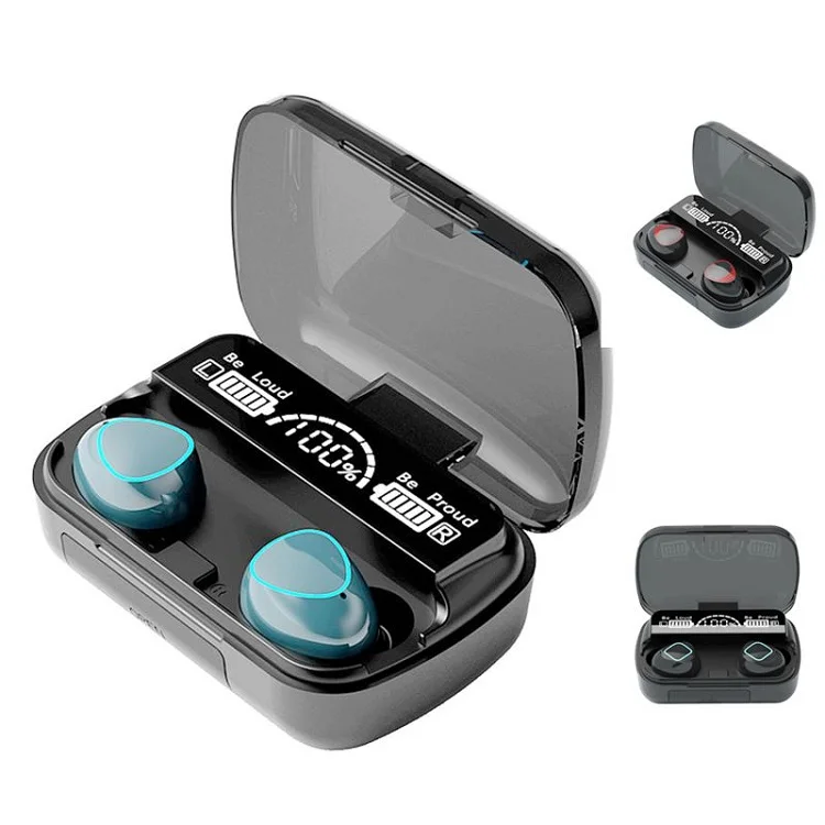 

Mini Led Display 2000mAh BT 5.1 In-Ear Headphone Earbuds Audifonos Wireless Earphones M10 TWS