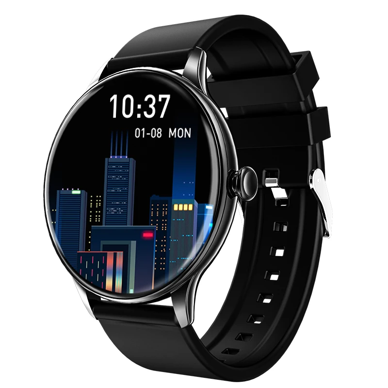 

Smart Watch NT2 AMOLED 390*390 Dpi 1.32" Full Touch screen HR BP SPO2 MET Pressure Monitoring DIY Watch Face GPS Log Music Watch