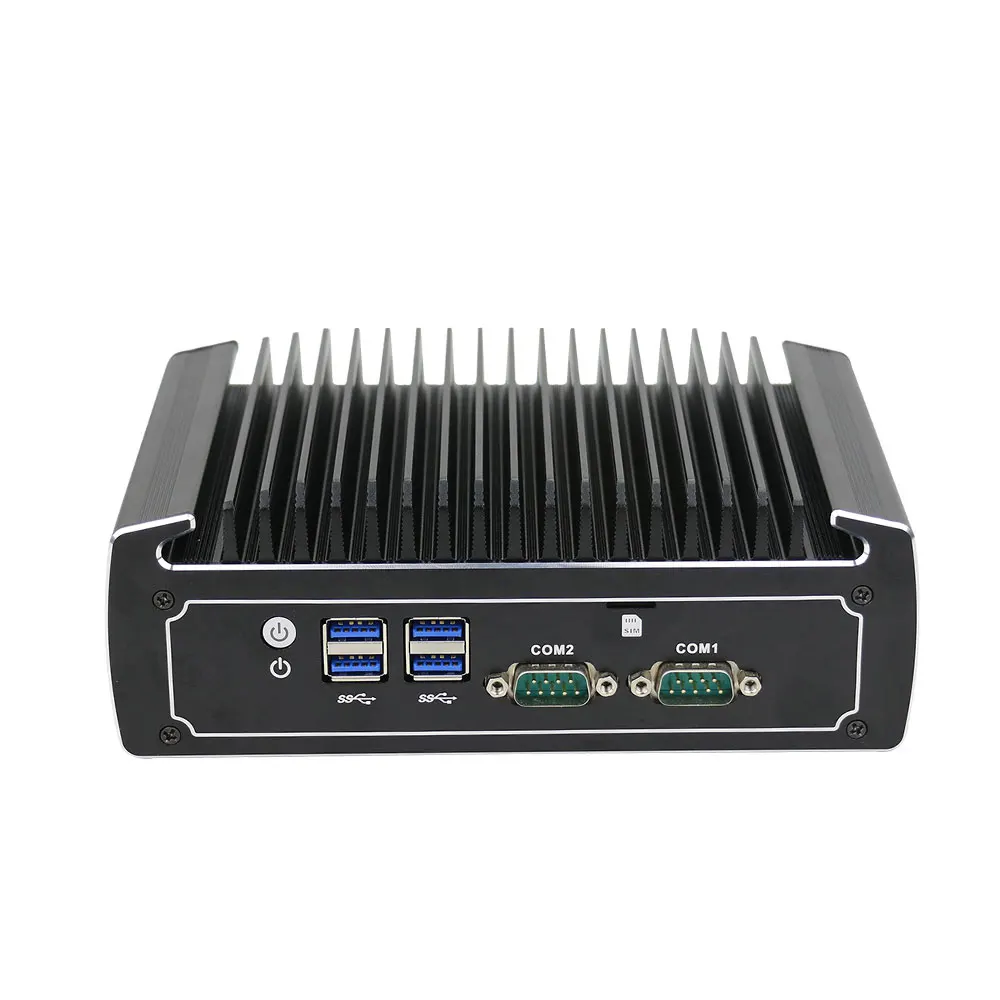 

Partaker Fanless Mini Computer 8th Generation Core I5 8550U i7 8550U Quad Core Dual Lan 4K HTPC Fanless Desktop Computer