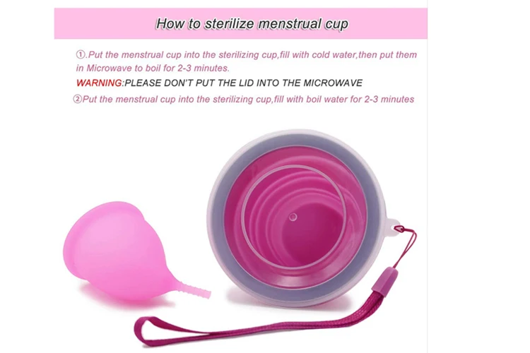 Medical Grade Silicone Women Lady Menstrual Period Cup Coppetta - Buy 