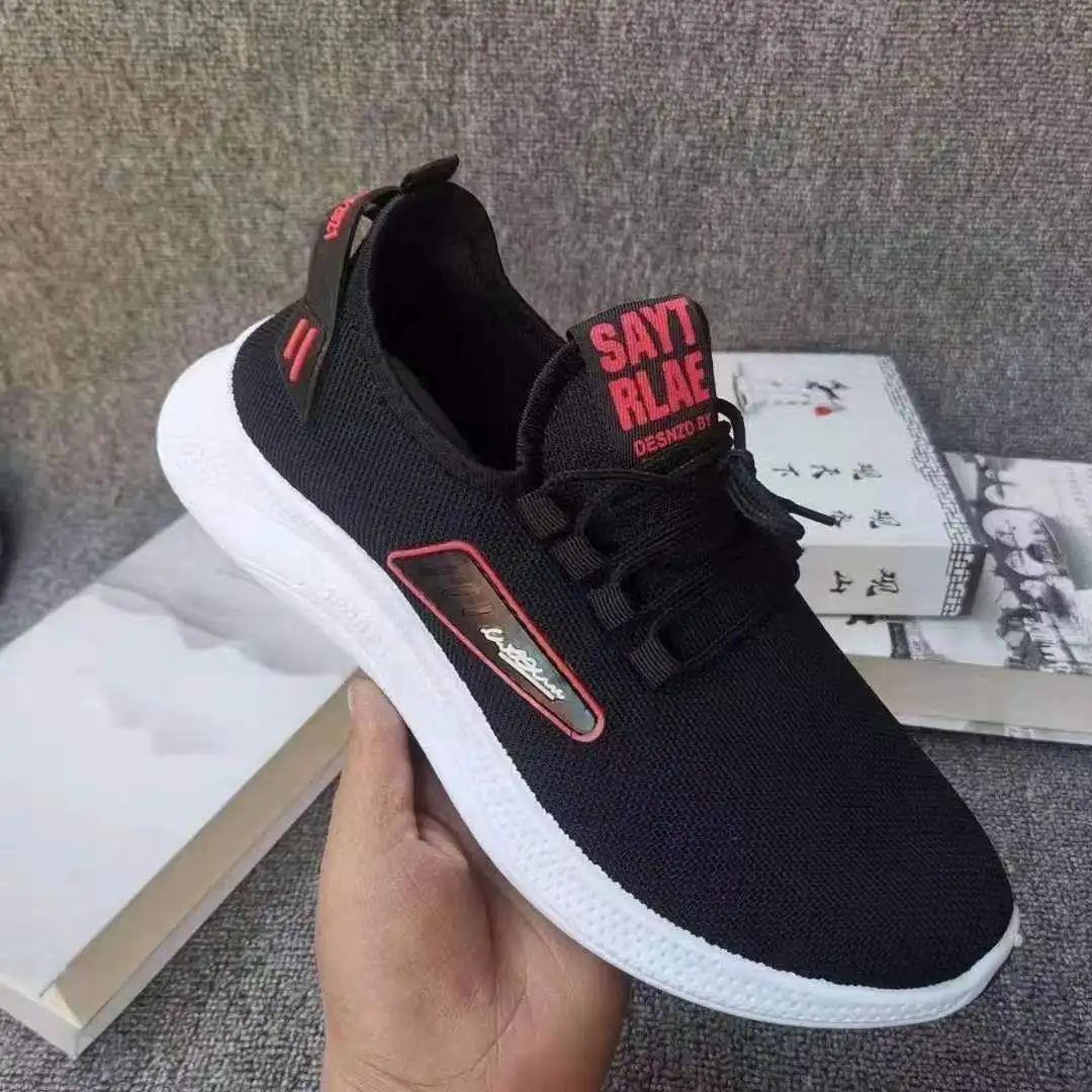 

Factory price good quality cheaper Spring for men rubber shoes walking Cotton Fabric sneakers casual shoe