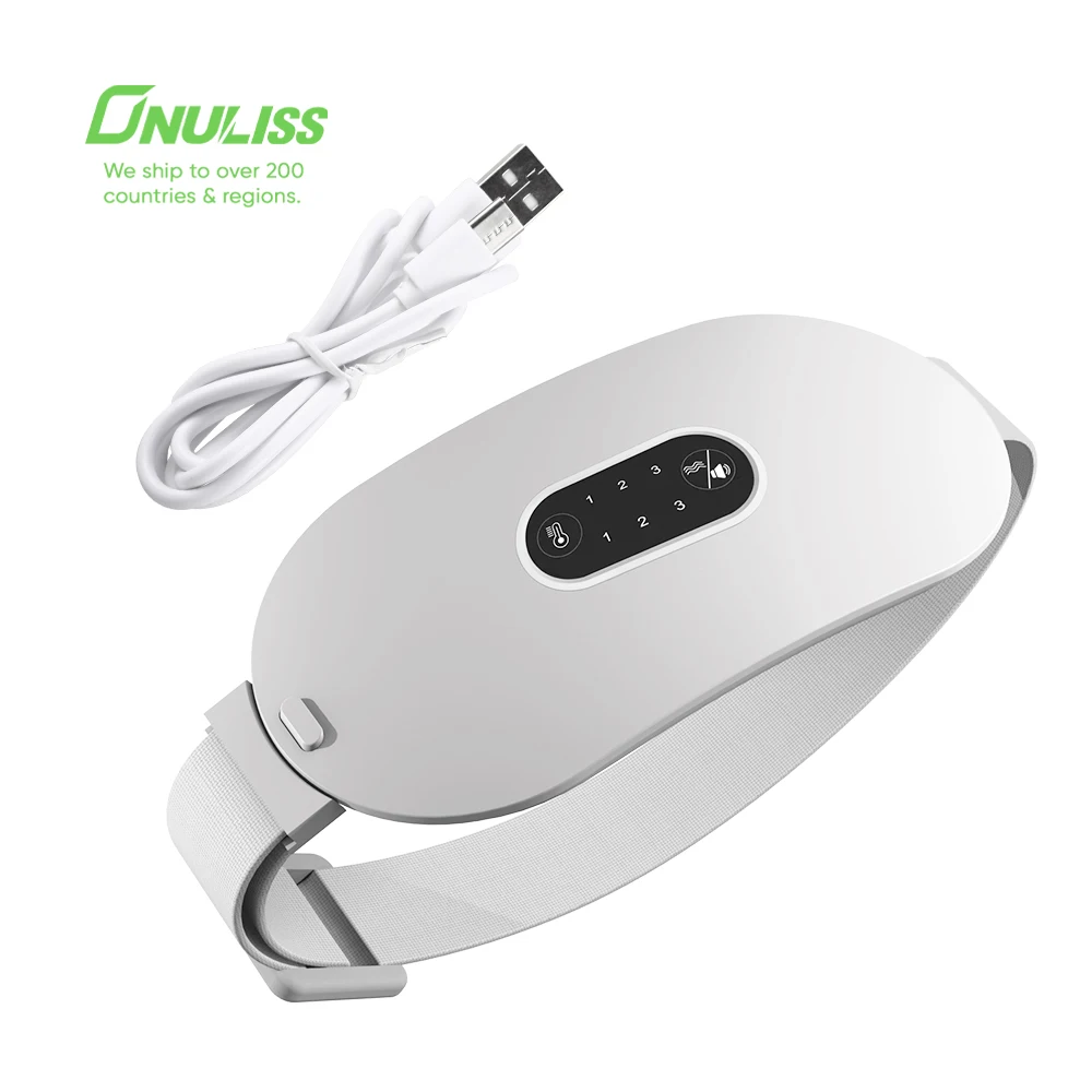 

Top Selling Wireless Back Pain Relief Period Cramp Massager Menstrual Heating PadFast With 3 Heat Levels And Massage Modes