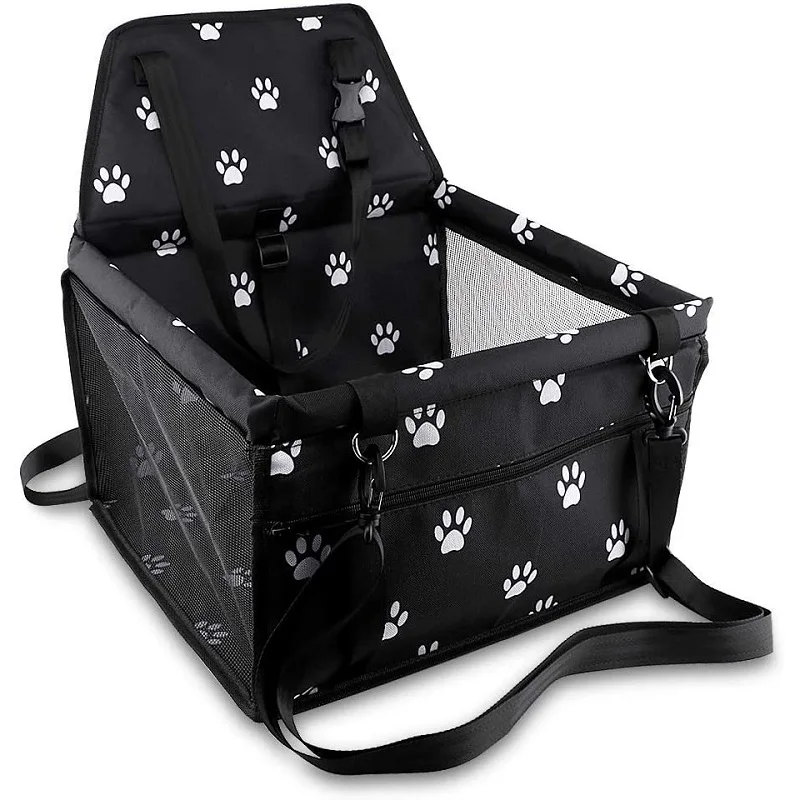 

Wholesale Cute Dog Seat Car Booster Double-layer Breathable Dog Car Seat Cover Waterproof