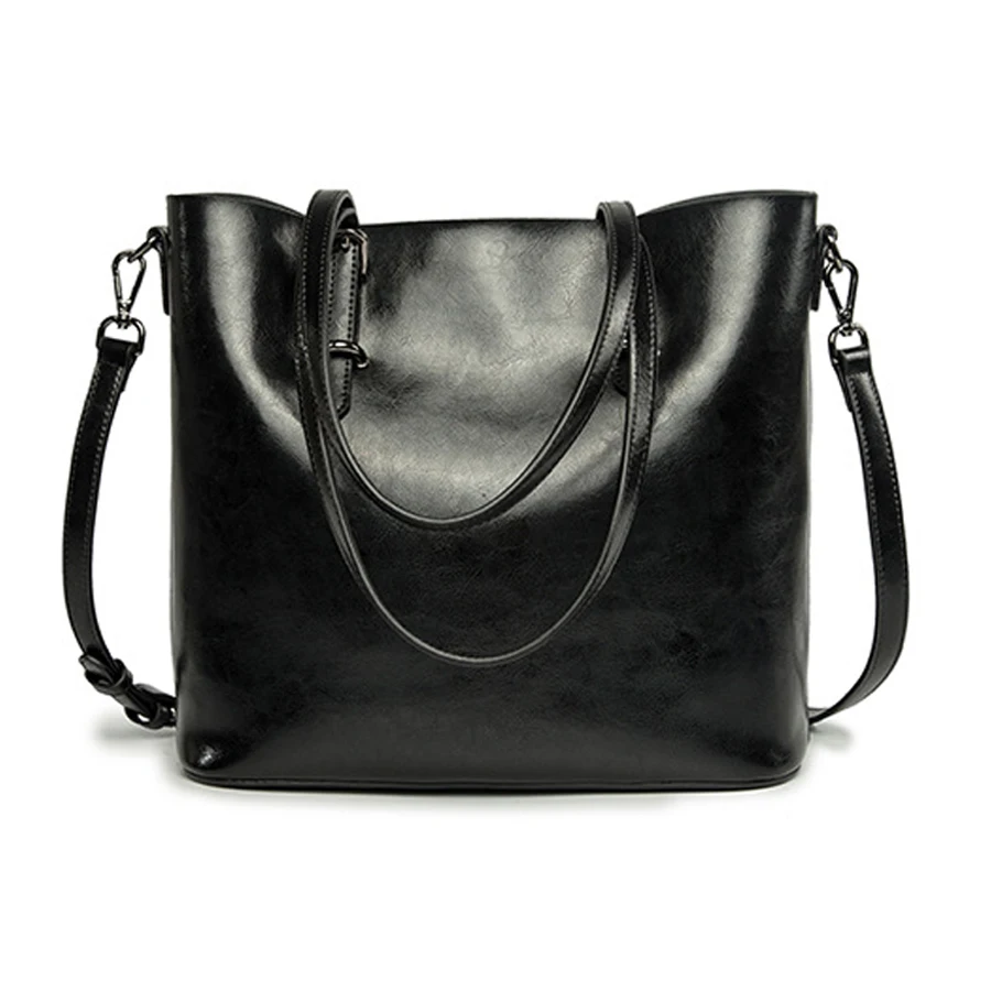 

Women Shoulder Bag Fashion Women Handbags Oil Wax Leather Large Capacity Tote Bag Casual Messenger Bag, Customized