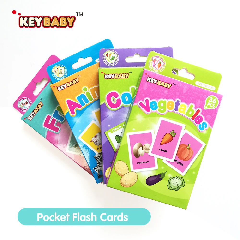 

KEYBABY english preschool nursing diy communication flags personalized flash cards baby flash card set