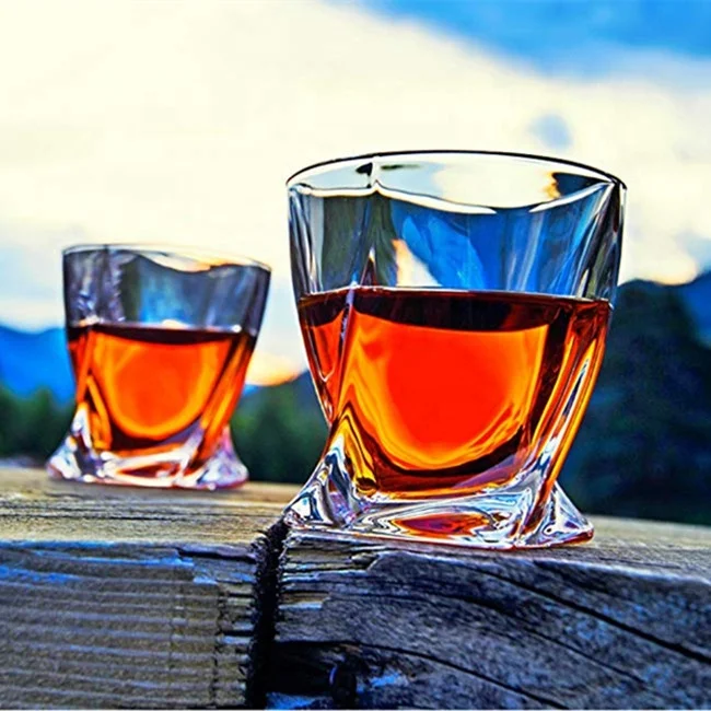 

Stocked Personalized Bulk Thick Bottom Twist Whiskey Glass