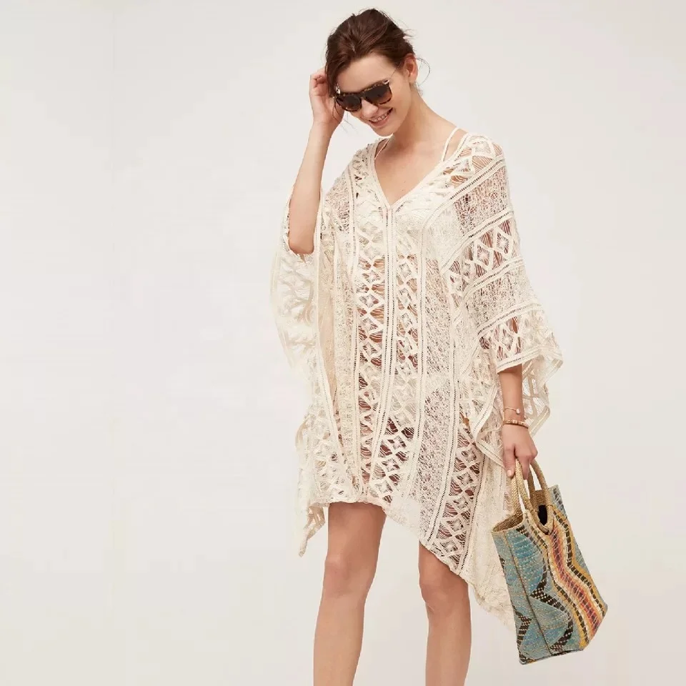 

Summer Beach Dress Transparent Cover Up Swimwear Cover Ups Beach Wear Women Cover Up Beach Woman Tunic Mesh, Green,yellow
