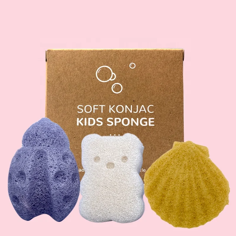 

Amazon New Arrivals Cute Soap Shape Turmeric Infused Natural Konjac Cleansing Facial Sponges Free Samples, Multiple colors available