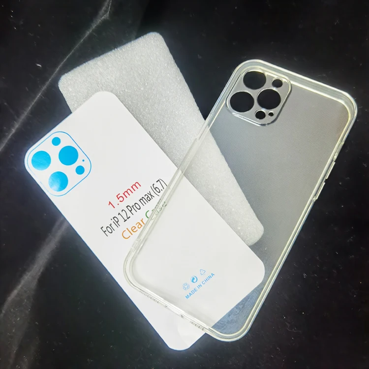 

Global Supplier 1.5mm High Clear Transparent Soft TPU Silicone Mobile Cell Phone Back Cover Case For Samsung Galaxy S10 Plus