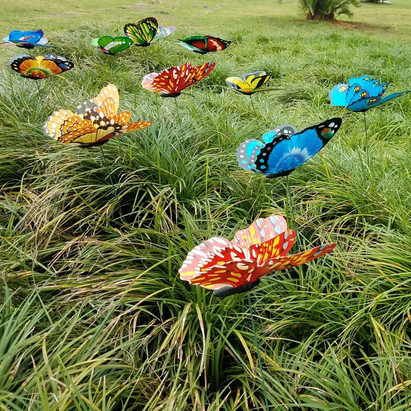 

Solhui  Butterflies Stick Garden Yard Planter Butterfly Stakes Decoracion Outdoor Decor Flower Pots Decoration