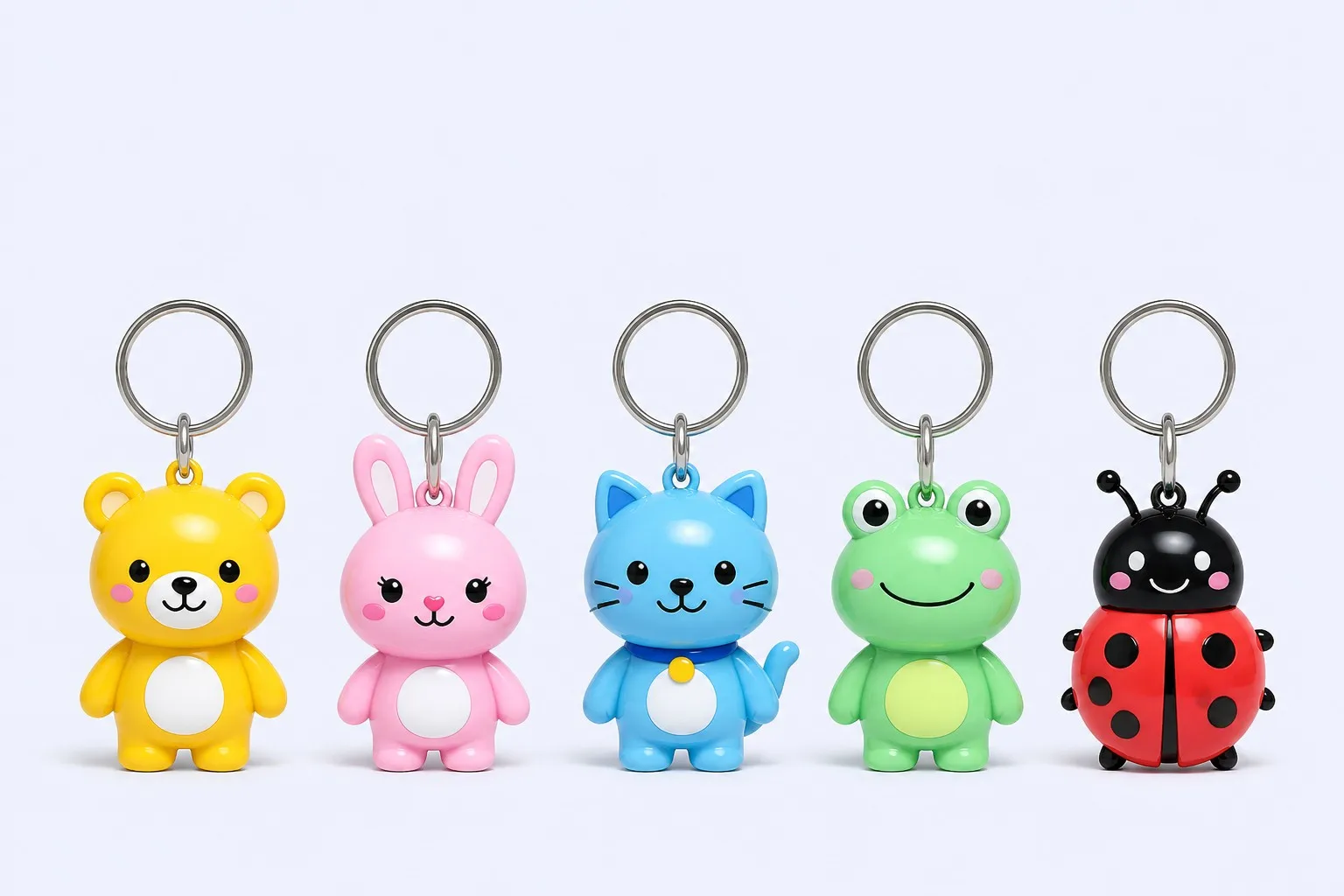 Five character lineup horizontal