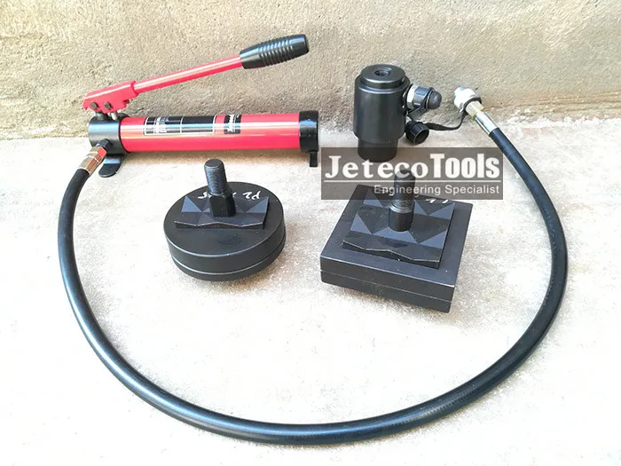 Circle Square Rectangular Hydraulic Knockout Punch Set Steel Hole Punch